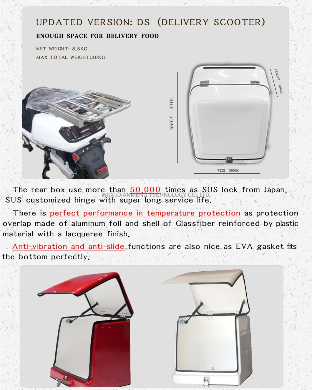 Removable Lithium Battery 2kw 3kw Electric Moped City Electric Scooter EEC